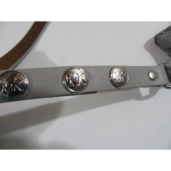 Michael Kors Signature Logo Fanny Pack Belt Bag Wallet Dark Grey Size Large NWT - Picture 5 of 5